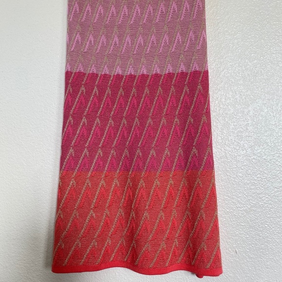 NWT Gold & Pink Sheer Dress - Picture 6 of 6